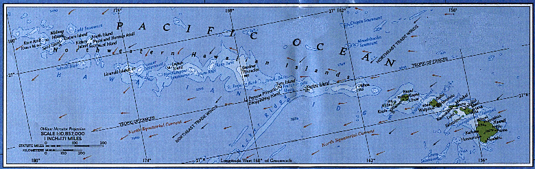 Map of Hawaii